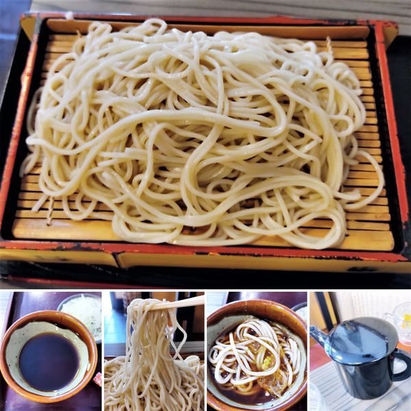 「もりそば＆カツカレーセット　1050円」@そば処 春月の写真