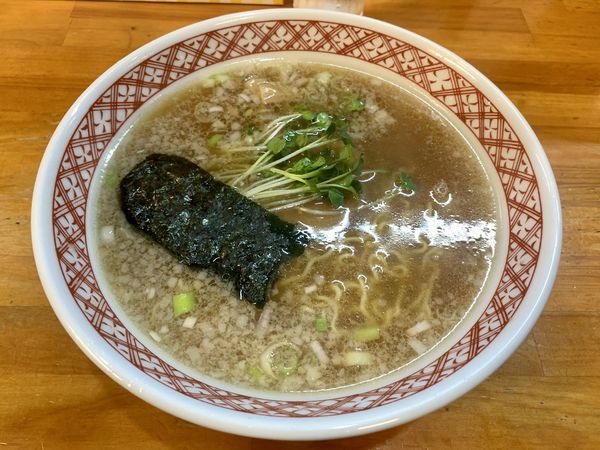 「支那そば(醤油味)750円」@支那そば 晴弘の写真