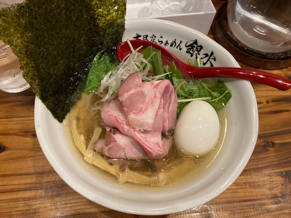 「特製淡麗塩」@古民家らぁめん銀水の写真