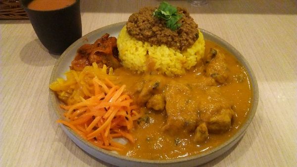 「キーマチキンカレー 1000円」@スパイスパレットの写真