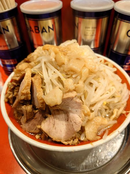 「大豚　野菜　ニンニク　アブラ」@ラーメンタロー 大森の陣の写真