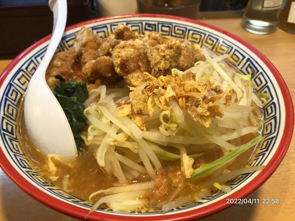 「辛からあげやさいラーメン塩」@溝ノ口野郎の写真