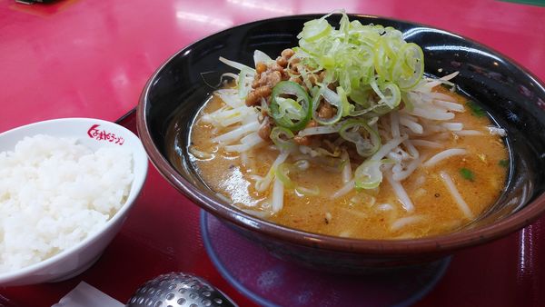 「味噌納豆ラーメン」@くるまやラーメン 下戸祭店の写真