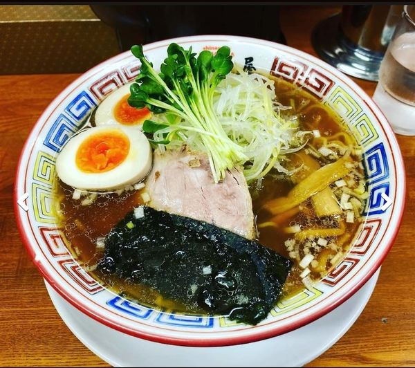 「支那そば醤油＋煮卵」@ちばき屋 葛西店の写真