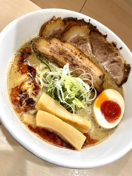 「【限定B】じゃすみそラーメン￥1100＋大盛100」@手揉み中華そば 中村の写真