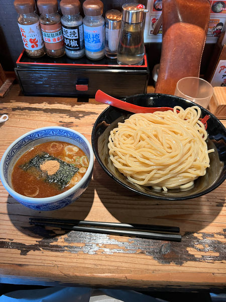 「豚骨魚介つけ麺　大盛り」@つけ麺専門店 三田製麺所 恵比寿南店の写真
