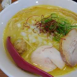 濃厚鶏塩らーめん800円＋炙りチャーシュー丼250円