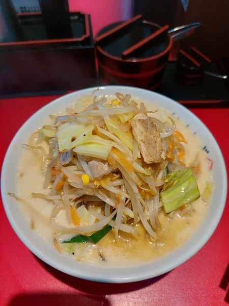 「濃厚タンメン＋ライス」@濃厚タンメン かめしげの写真