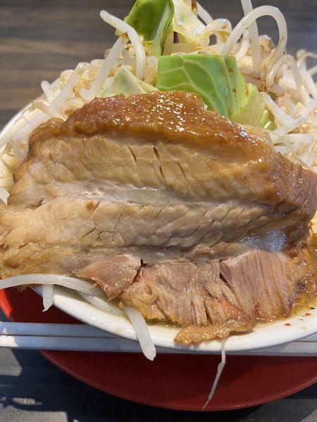 「ラーメン(200g)800円」@麺と飯 トンじろの写真