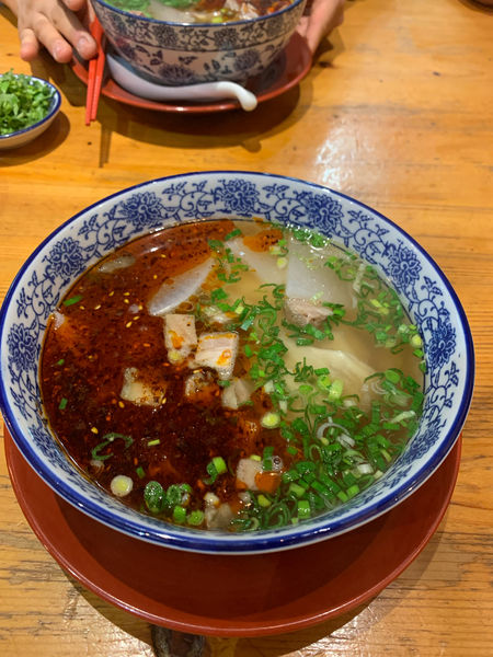 「蘭州拉麺」@一天一面 センタープラザ店の写真