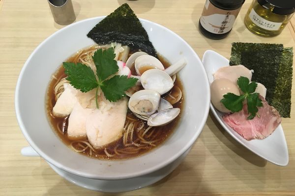 「特製蛤SOBA」@むぎとオリーブ 日本橋店の写真