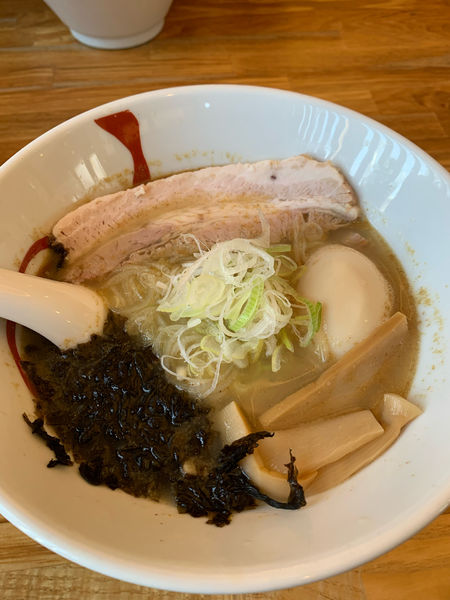 「四倍煮干し魚醤ラーメン　限定」@らーめん 月の兎影の写真