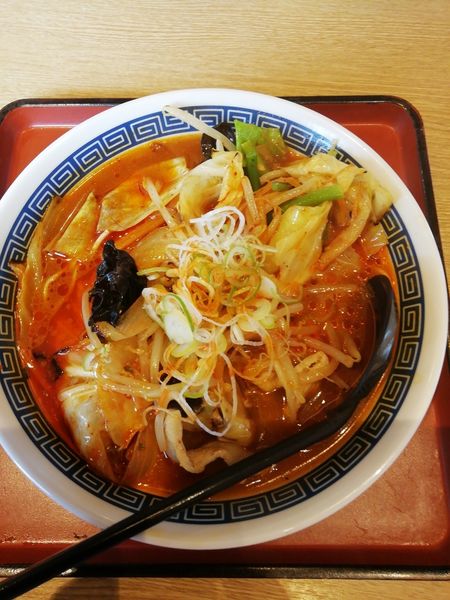 「ピリ辛麻辣ラーメン」@山田うどん食堂 石下バイパス店の写真