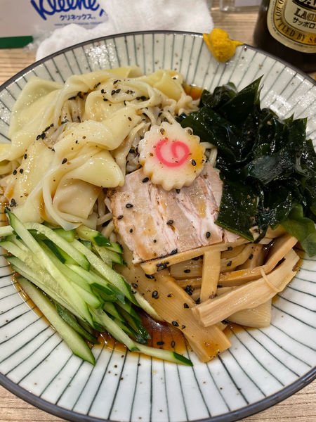 「冷やし中華 ワンタン わかめ」@らーめん 高尾の写真