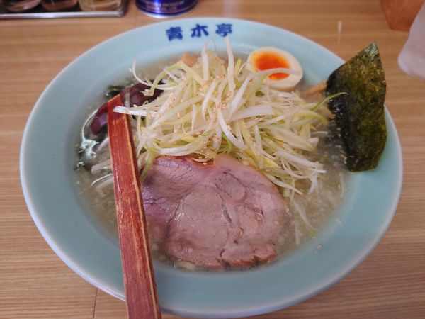 「ネギラーメン 塩（小）700円」@ラーメン青木亭 草加店の写真