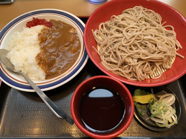 「ミニカレーセット 580円」@名代富士そば 池袋西口店の写真