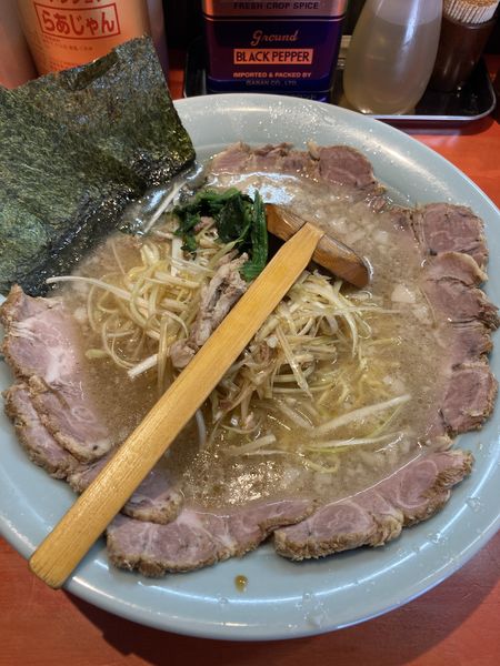 「ネギチャーシューラーメン」@ラーメンショップ椿 春日部南桜井店の写真