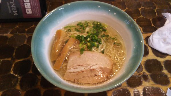 「国産ハマグリと宇和島鯛の塩そば」@つけめん・らーめん活龍 本店の写真