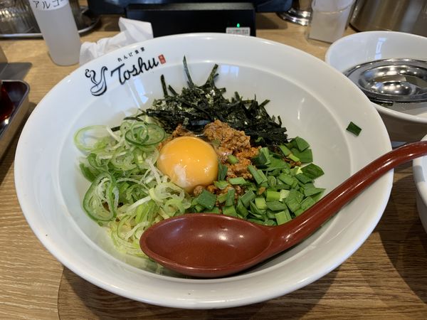 「台湾まぜそば・麺少なめ（650円）」@れんげ食堂Toshu 新松戸店の写真