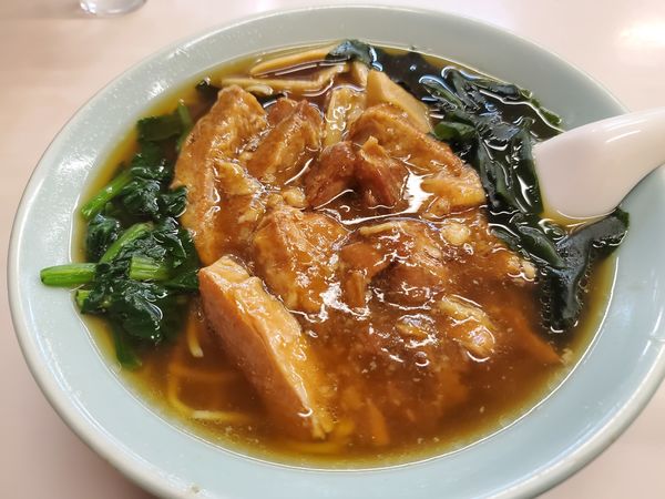 「角煮ソバ」@中華そば たみやの写真