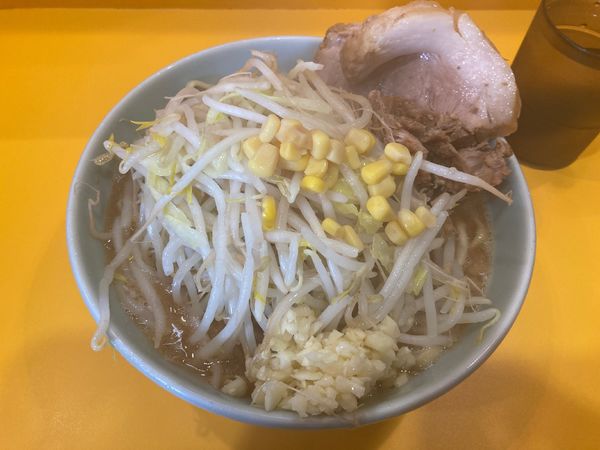 「プチ二郎　ニンニク」@ラーメン二郎 八王子野猿街道店2の写真