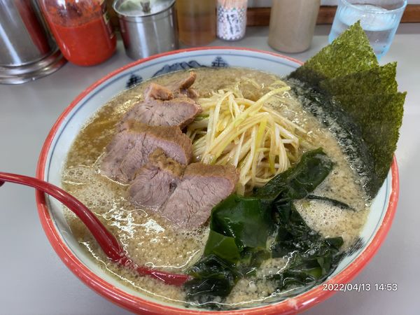 「ネギチャーシューメン大盛 脂多目」@ラーメンショップ 122号騎西店の写真