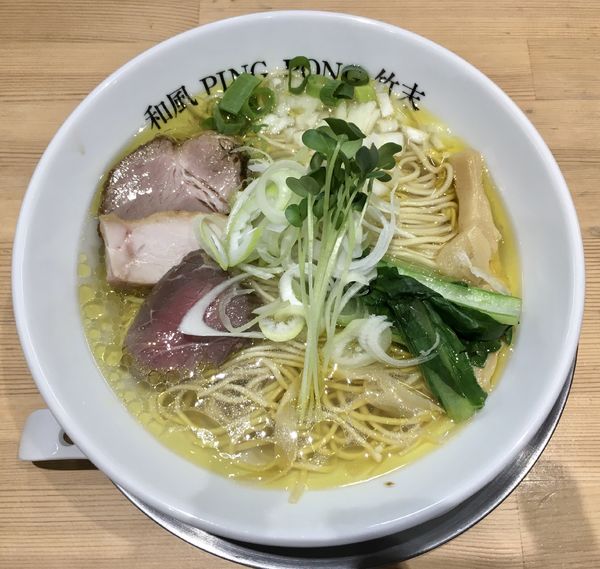 「潮そば(830¥)」@和風ピンポン竹末の写真