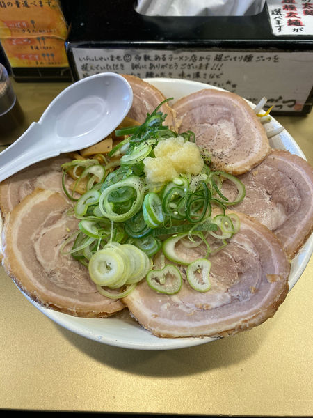 「しょうゆチャーシューめん1040円➕麺固め」@超ごってり麺 ごっつ 亀戸本店の写真