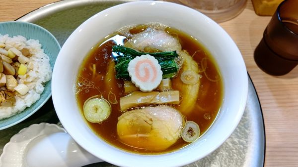 「黒出汁」@中華そば 深緑の写真