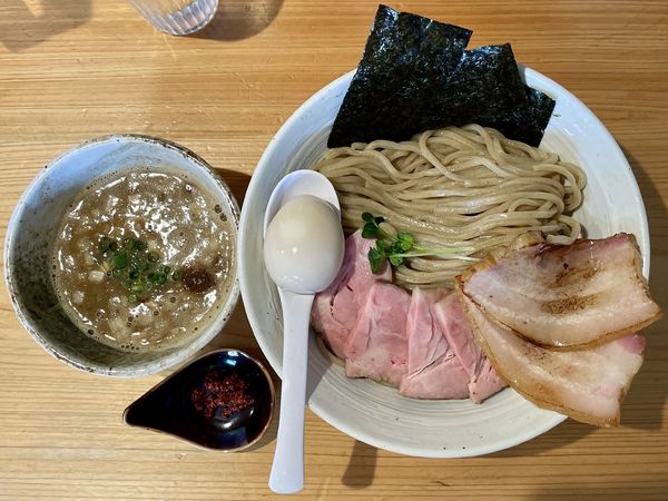「特製濃厚魚介つけ麺 麺大盛 ＋ 辛味」@KEN軒の写真