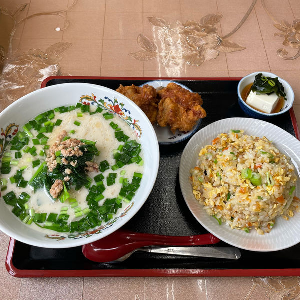 「ほうじゅんラーメンセット¥880」@中華料理 鴻順の写真