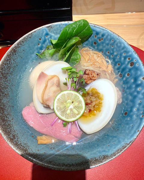 「特製紀州鴨蛤塩そば」@鴨中華そば 楓の写真