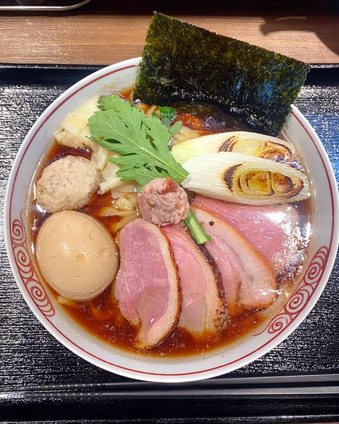 「特製鴨出汁中華蕎麦(醤油)」@鴨出汁中華蕎麦 麺屋yoshikiの写真