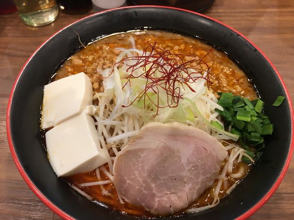 「【限定】広東風麻婆らーめん」@らーめんかいじ 愛宕橋店の写真