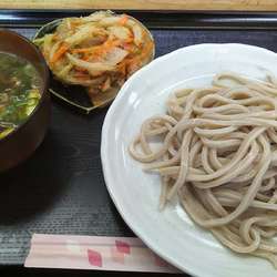 あぶり肉汁うどん(小)＋かきあげ