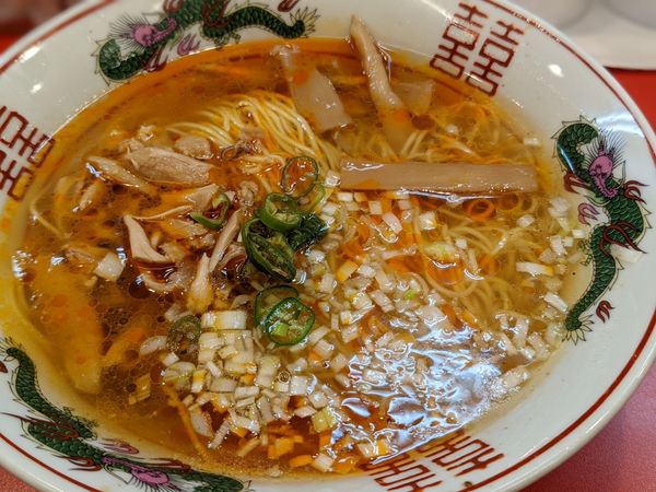 「辛い鶏そば」@中華そば餃子 タンポポの写真