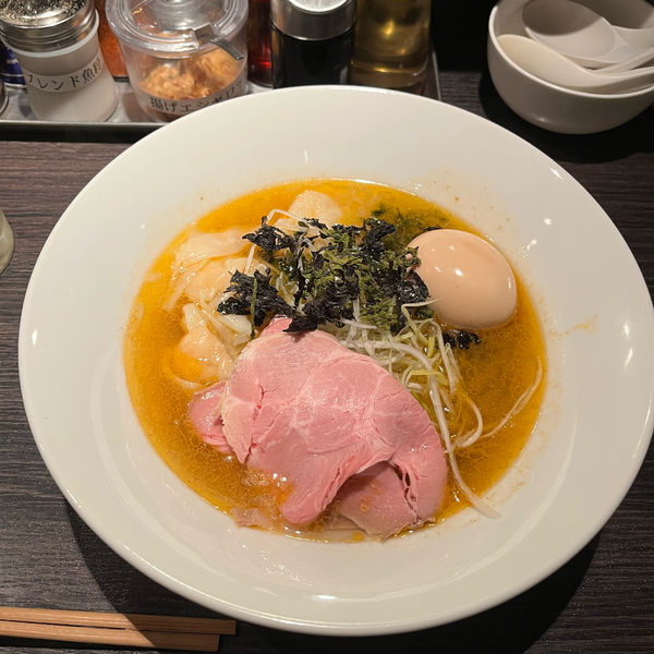 「淡麗海老ソバ(限定)」@中華そば 十目一八食堂の写真