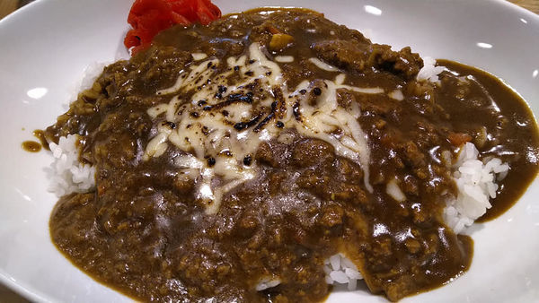 「キーマカレー(辛口、普通盛り)」@DEN’Sの写真