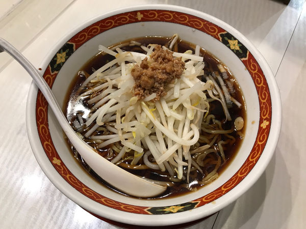 「かけらーめん　朝価格250円」@中華食堂一番館 西武新宿駅前店の写真