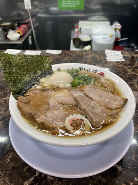 「醤油ラーメン＋味玉」@ら～めん かり屋の写真