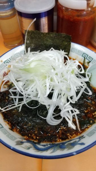 「地獄ラーメン極1級+岩のり」@地獄ラーメン 田中屋の写真