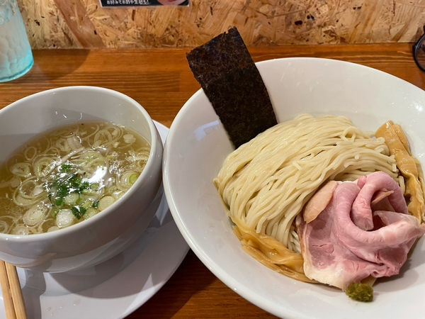 「【限定】鶏と蛤のつけそば900円」@らーめん コットンポットの写真