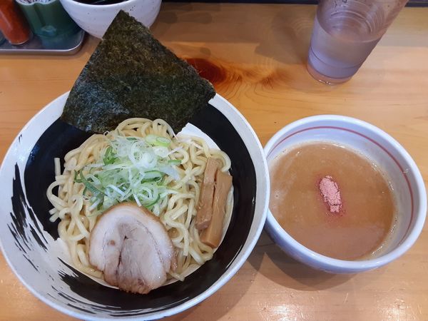 「海老塩つけ麺 大盛り ライス無料」@つけ麺まぜそば専門店 えじまんの写真