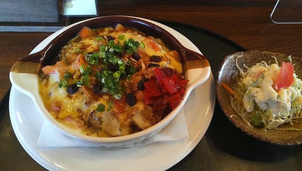 「キーマカレーのチーズ焼き」@美食亭 れぎゅーむの写真