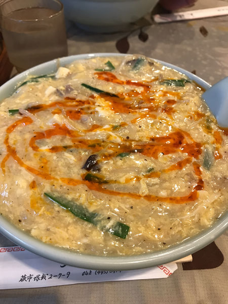 「半スーラータンメン＋半炒飯」@中国料理 大味の写真