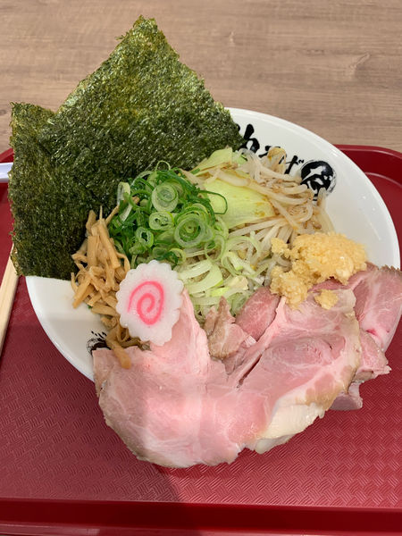 「油そば全部盛り」@油そば だ 心斎橋オーパ店の写真