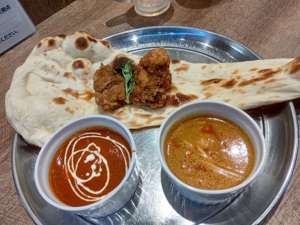 「お手軽満腹セット870円」@バタチキ 高崎オーパ店の写真