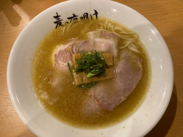 「味玉帆立と山椒の中華そば¥950」@麦の夜明けの写真