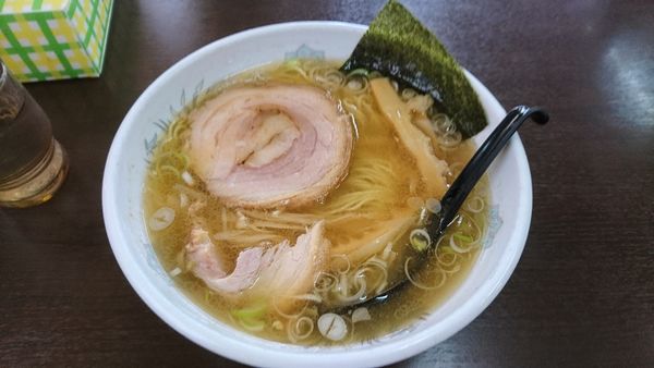 「ラーメン(塩)700円」@地鶏ラーメン 赤大屋の写真