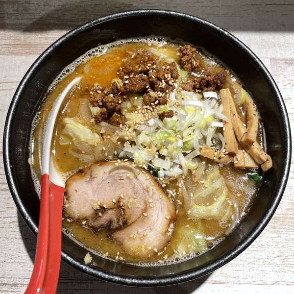 「【限定】焦がし味噌らーめん ￥900」@麺屋 誉の写真